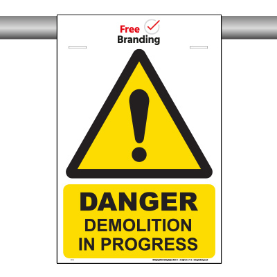 Danger demolition in progress (SCAF-FOLD)
