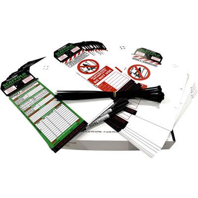 3-Part Scaffold Inspection Tag Kit