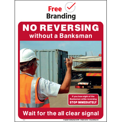 No reversing without a banksman