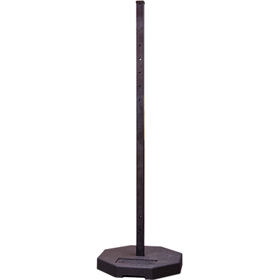 Portable Sign Post with Rubber Base Sign Stand