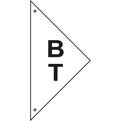 BT Service Marker Tri-tag