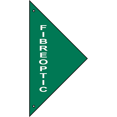 Fibreoptic Service Marker Tri-tag