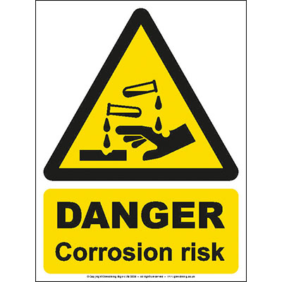 Danger corrosion risk
