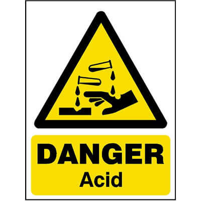 Danger Acid Sign