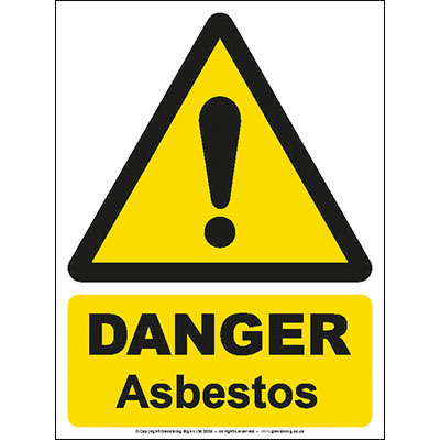 Danger Asbestos