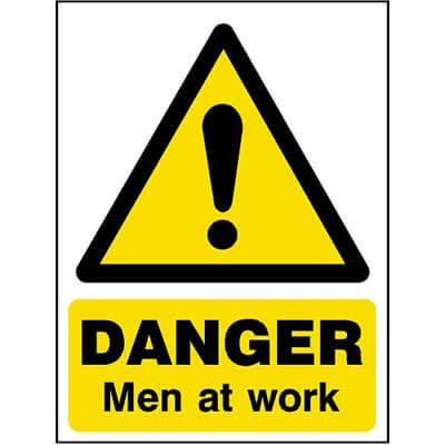 Danger men at work